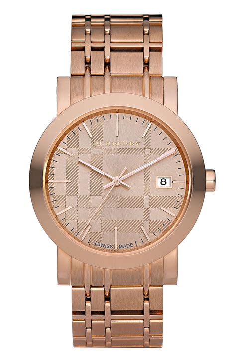 burberry rose gold uhr herren|Burberry watches .